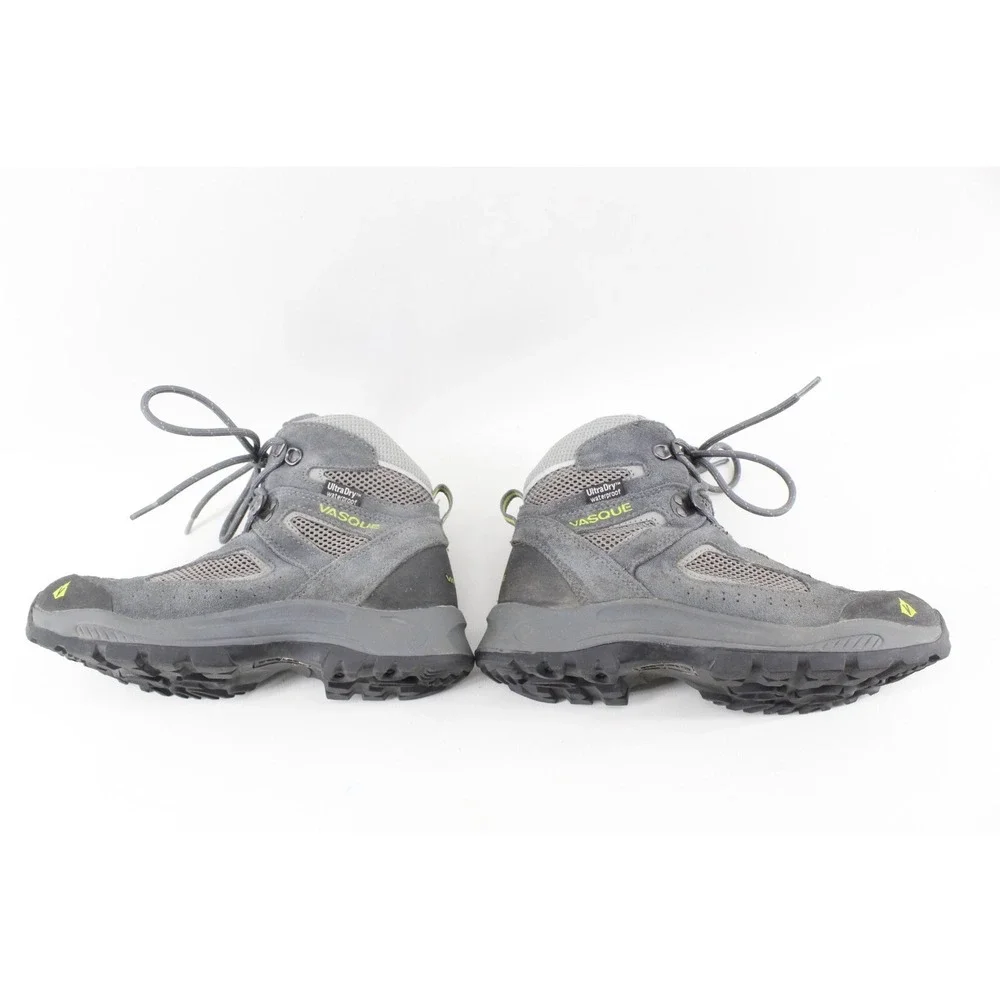 Vasque Ultra‎ Dry Gray Leather Mid Waterproof Hiking Boots Youth Size 4 US 7213